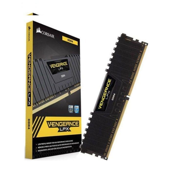 رم دسکتاپ DDR4 دو کاناله 3200 مگاهرتز CL16 کورسیر مدل Vengeance LPX ظرفیت 16 گیگابایت