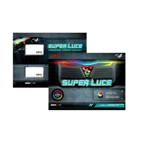 رم دسکتاپ DDR4 دو کاناله 3200 مگاهرتز CL16 گیل مدل SUPER LUCE RGB SYNC ظرفیت 16 گیگابایت