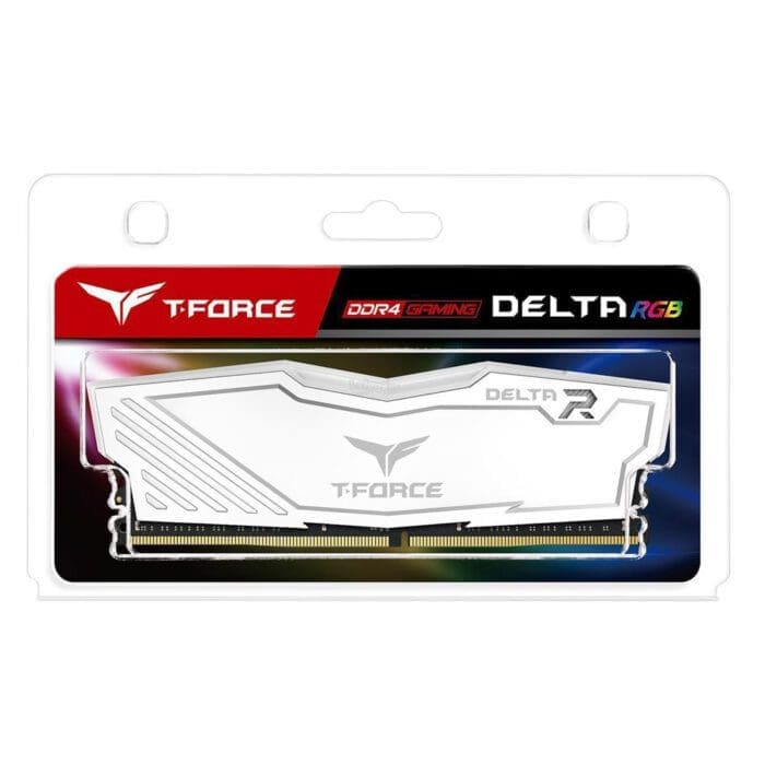 رم دسکتاپ DDR4 تک کاناله 3200 مگاهرتز CL16 تیم گروپ مدل T-Force Delta RGB ظرفیت 16 گیگابایت