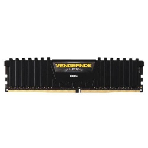 رم دسکتاپ DDR4 تک کاناله 2400 مگاهرتز CL16 کورسیر مدل VENGANCE LPX ظرفیت 4 گیگابایت