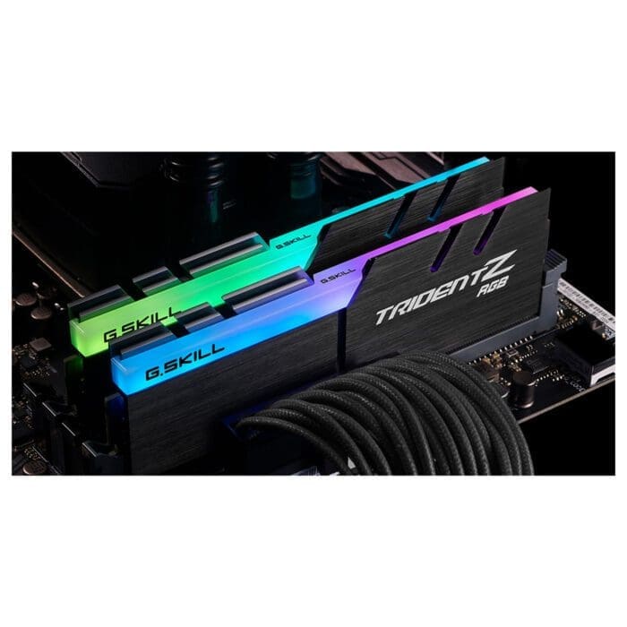 رم دسکتاپ DDR4 دو کاناله 3600 مگاهرتز CL19 جی اسکیل مدل TRIDENTZ RGB ظرفیت 16 گیگابایت