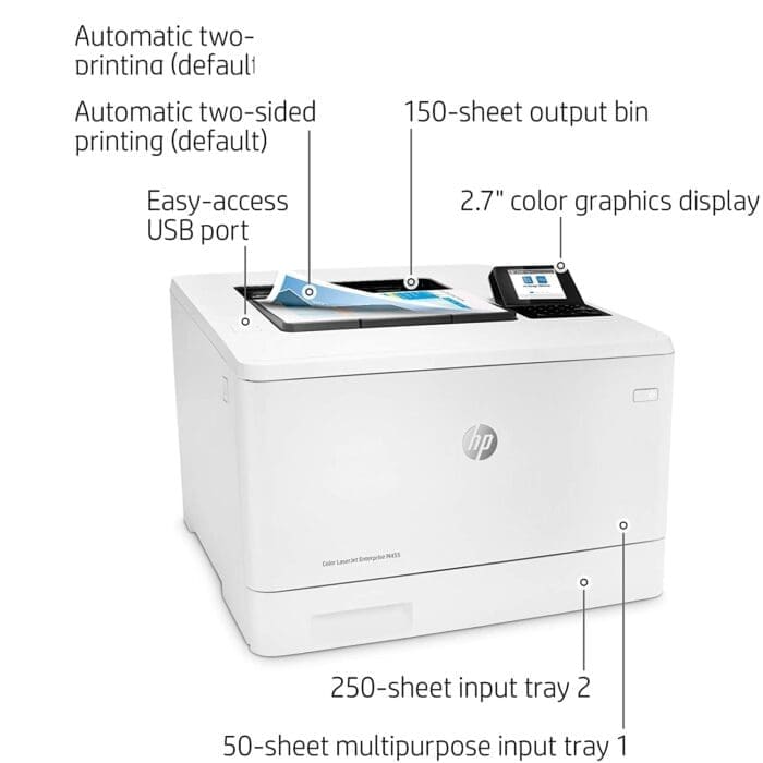 پرینتر لیزری اچ‌پی مدل Color LaserJet Enterprise M455dn