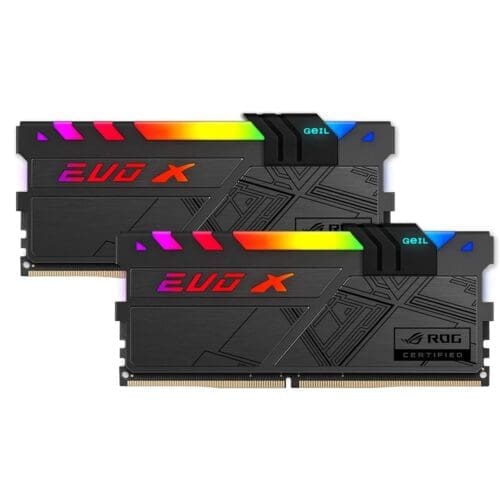 رم دسکتاپ DDR4 دوکاناله 3200 مگاهرتز CL16 گیل مدل EVO X II ROG-certified ظرفیت 16 گیگابایت