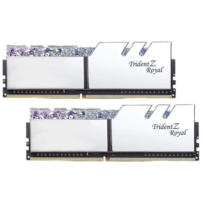 رم دکستاپ DDR4 دو کاناله 3600 مگاهرتز CL18 جی اسکیل مدل Trident Z Royal ظرفیت 32 گیگابایت