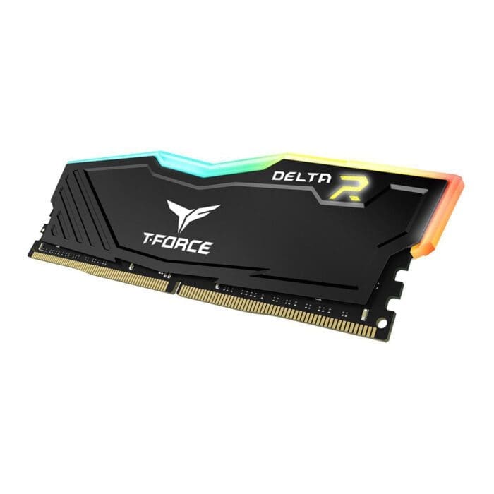 رم دسکتاپ DDR4 تک کاناله 3200 مگاهرتز CL16 تیم گروپ مدل T-Force Delta RGB ظرفیت 16 گیگابایت