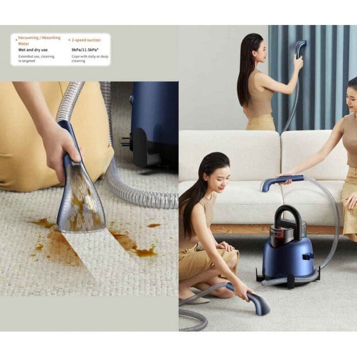 دستگاه شستشوی پارچه فرش مبل چند منظوره شیائومی اصلی Deerma BY200 ا Xiaomi Deerma Suction Vacuum Cleaner BY200 فروشگاه اینترنتی زیکتز