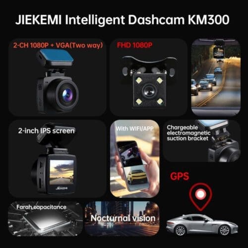 دوربین خودروی شیائومی Xiaomi Jiekemi KM300 (اورجینال پلمپ _ ارسال فوری) فروشگاه اینترنتی زیکتز