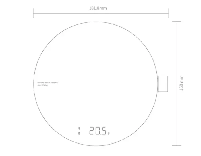 ترازو آشپزخانه HOTO شیائومی ا Xiaomi Hoto Smart Kitchen Scale (پلمپ اورجینال ارسال فوری) فروشگاه اینترنتی زیکتز