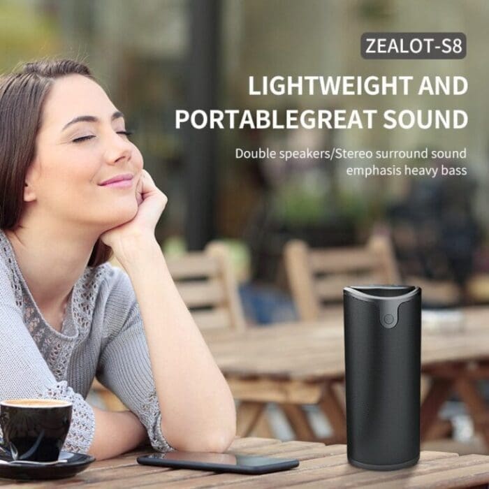 اسپیکر بلوتوثی زیلوت مدل S8 ا Zealot S8 Bluetooth Speaker اورجینال پلمپ ارسال فوری فروشگاه اینترنتی زیکتز