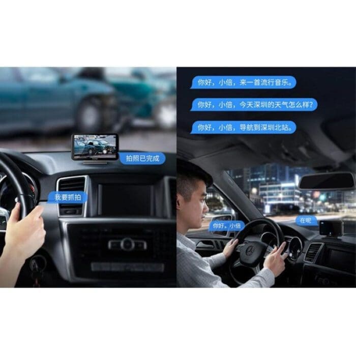 سیستم مولتی مدیا خودرو بیسوس Baseus Cloud Voice Car Video Recorder CRJLY01-01 دارای دوربین (اورجینال پلمپ ارسال فوری) فروشگاه اینترنتی زیکتز