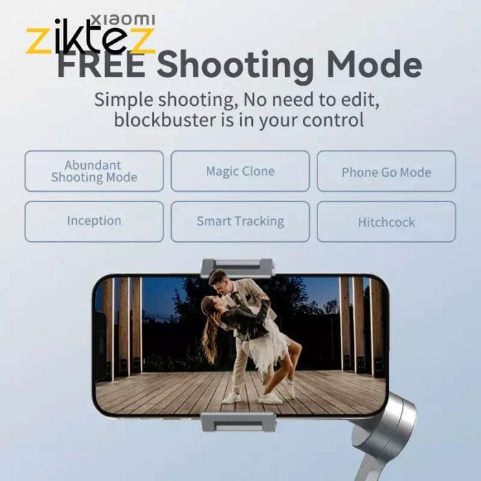 گیمبال موبایل شیائومی Xiaomi Funsnap Capture pi Smartphone Stabilizer Combo فروشگاه اینترنتی زیکتز