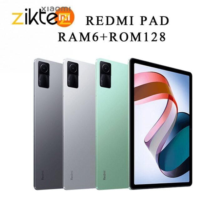 تبلت شیائومی Redmi Pad حافظه 128 رم 6 گیگابایت (اورجینال پلمپ ارسال فوری) فروشگاه اینترنتی زیکتز