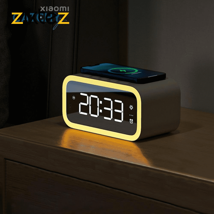 شارژر وایرلس ساعت رومیزی هوشمند و چراغ خواب باوین Bavin PC1065S Wireless Charging Clock (اورجینال ارسال فوری) فروشگاه اینترنتی زیکتز