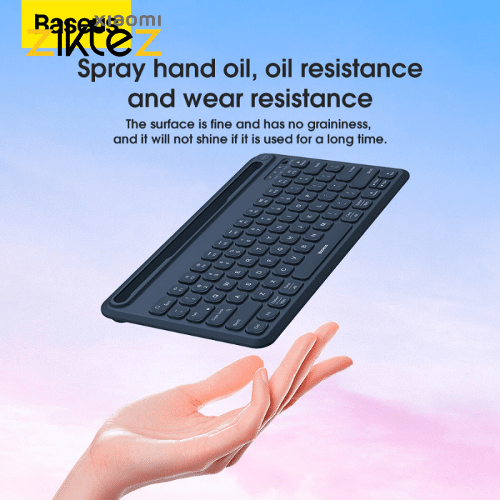 کیبورد بیسیم بیسوس Baseus K02 Wireless Keyboard B00955500112-00 مخصوص تبلت (اورجینال با گارانتی) فروشگاه اینترنتی زیکتز