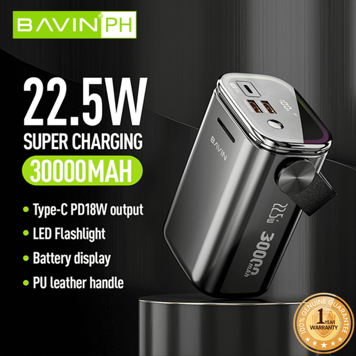 پاوربانک 30000 باوین 22.5وات Bavin PC1025S Power Bank (اورجینال ارسال فوری) فروشگاه اینترنتی زیکتز