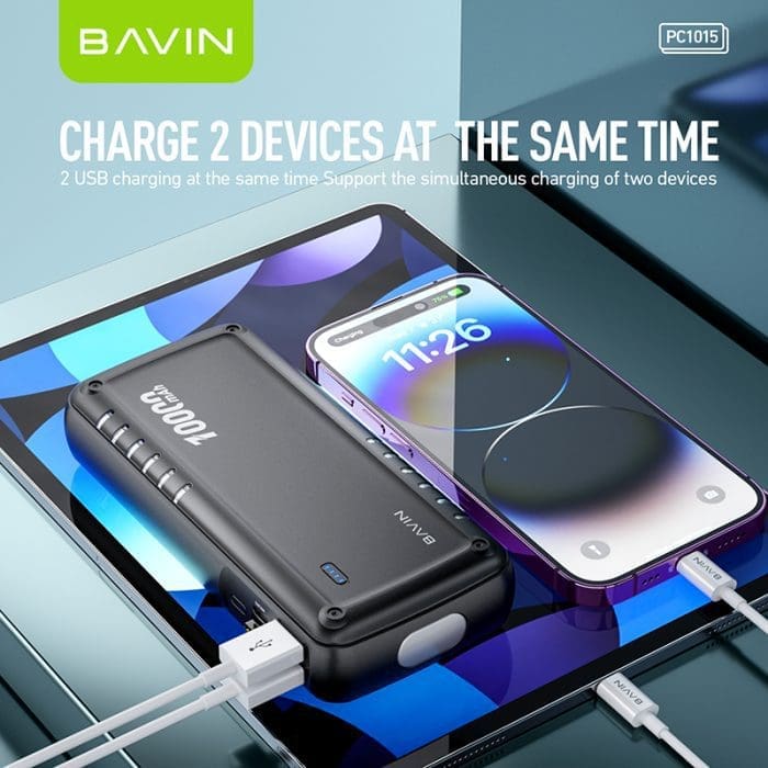 جامپ استارتر و پاوربانک 10000 خودرو باوین Bavin PC1015S Car Ignition Power Bank (اورجینال ارسال فوری) فروشگاه اینترنتی زیکتز