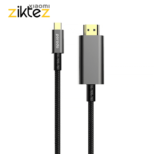 کابل تبدیل Type-C به HDMI پرودو 1.8 متر مدل PD-4KHDMC (اورجینال ارسال فوری) فروشگاه اینترنتی زیکتز