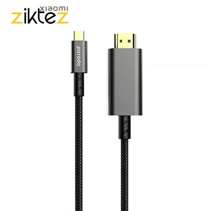 کابل تبدیل Type-C به HDMI پرودو 1.8 متر مدل PD-4KHDMC (اورجینال ارسال فوری) فروشگاه اینترنتی زیکتز