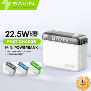 پاوربانک 10000 باوین 22.5 وات Bavin PC1021 (اورجینال ارسال فوری) فروشگاه اینترنتی زیکتز