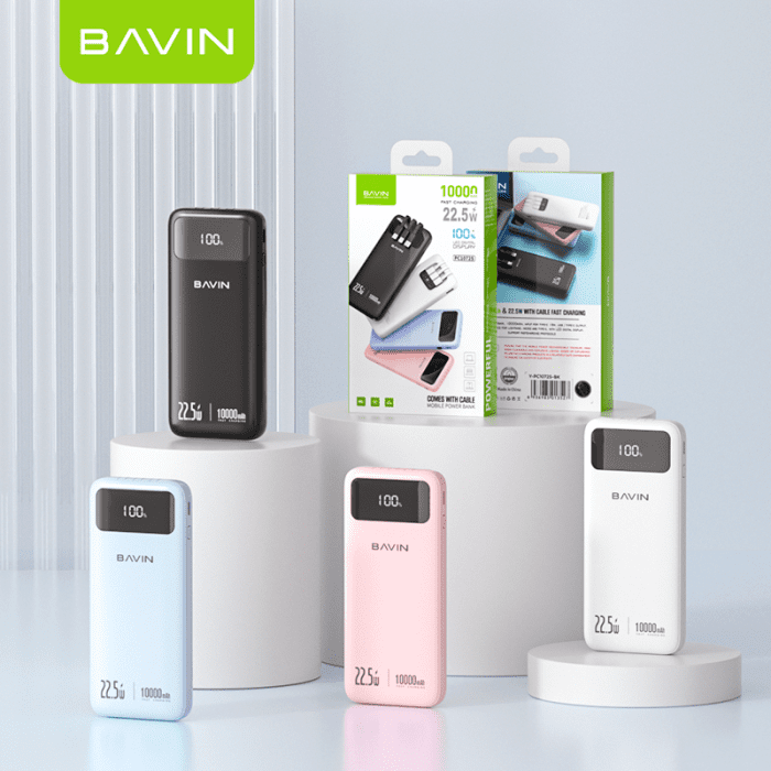 پاوربانک 10000 باوین 22.5 وات Bavin PC1072S (اورجینال ارسال فوری) فروشگاه اینترنتی زیکتز